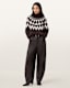 Tura Funnel Neck Relaxed Fit Jumper