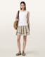 Kali Cotton Striped Mini Skirt