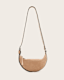 Half Moon Suede Crossbody Bag