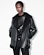 Sola Oversized Shearling Biker Jacket