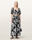 Levy Floral Midi Skirt