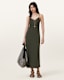 Bryony V-Neck Midi Slip Dress