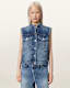 Mav Studded Denim Waistcoat