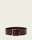 Leo Leather Wide Belt