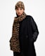 Lex Leopard Print Brushed Scarf