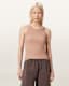 Rina Crew Neck Sleeveless Tank Top