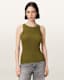 Rina Crew Neck Sleeveless Tank Top