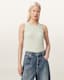 Rina Crew Neck Sleeveless Tank Top