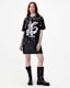 Asp Embellished Slouchy Mini T-Shirt Dress