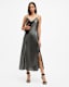 Hadley Metallic Midi Slip Dress