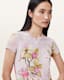 Ellie Floral Print Mesh T-Shirt