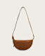 Half Moon Suede Crossbody Bag