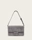 Ondine Croc-Effect Nubuck Shoulder Bag