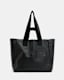 Izzy Logo Leather Tote Bag