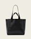 Izzy Embossed Logo Leather Tote Bag