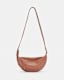 Half Moon Leather Crossbody Bag
