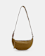 Half Moon Leather Crossbody Bag