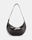 Half Moon Leather Shoulder Bag