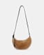 Half Moon Shearling Crossbody Bag