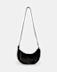 Half Moon Shearling Crossbody Bag