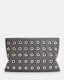 Bettina Eyelet Leather Clutch Bag