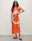 Etta Mariana Silk Blend Tie Dye Dress