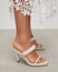Ava Leather Heeled Sandals