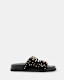 Khai Two Strap Suede Eyelet Sandals