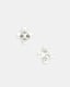 Nova Cross Sterling Silver Stud Earrings