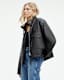 Clay Oversized Leather Jacket