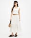 Eva Elasticated Waist Tiered Maxi Skirt