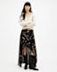 Slvina Oto Floral Asymmetric Maxi Skirt