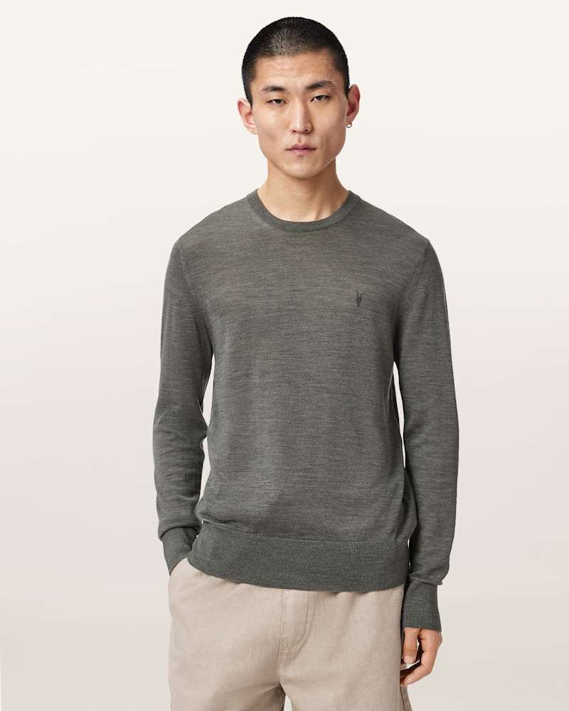 Mode Merino Crew Neck Ramskull Jumper