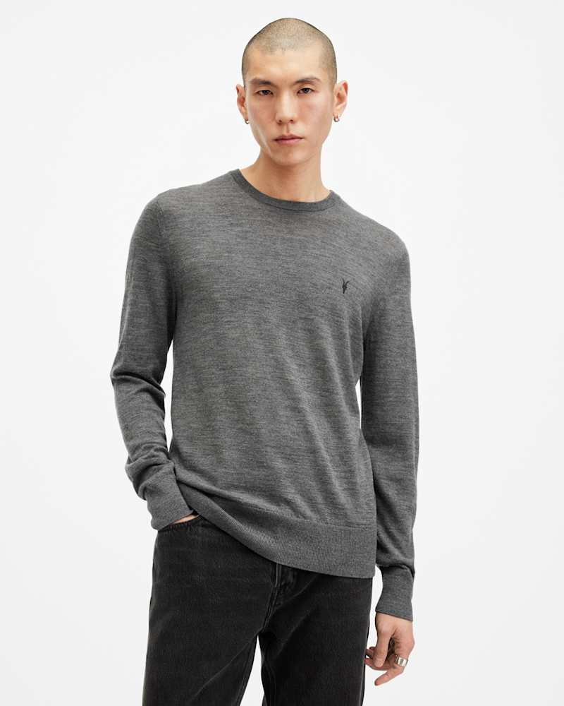 Mode Merino Crew Neck Ramskull Jumper