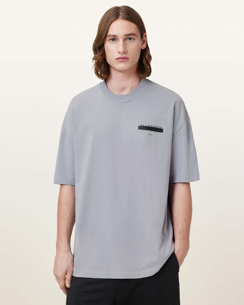 Redact Oversized Embroidered Logo T-Shirt