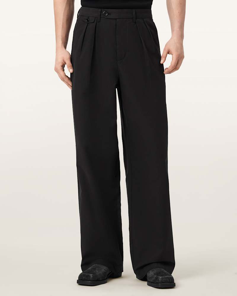 Conway Wide Leg Pleated Trousers