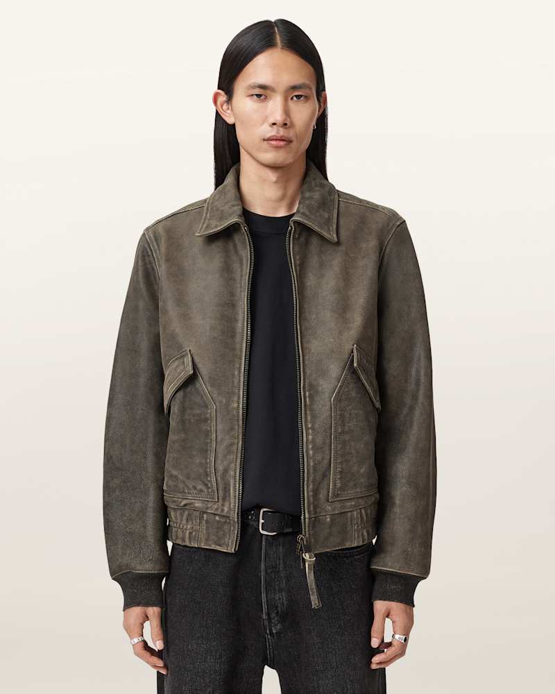 Marland Aviator Leather Jacket