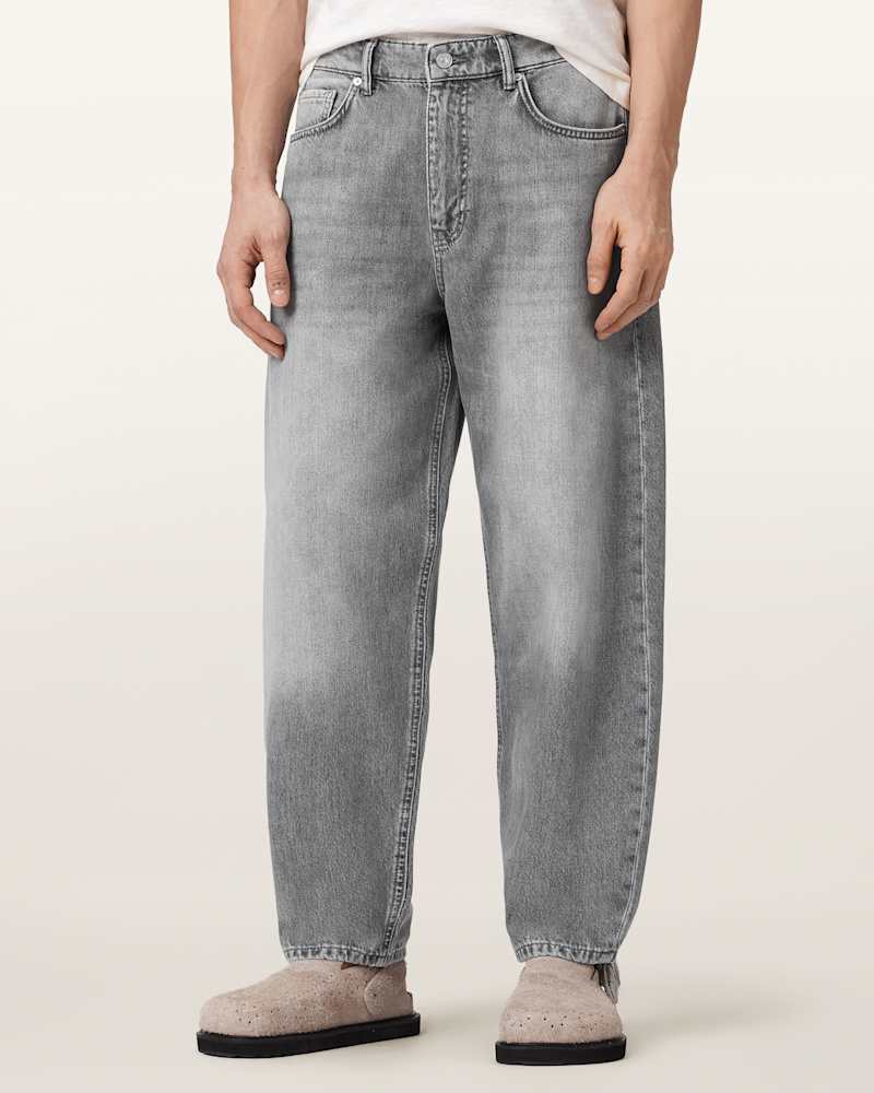 Curve Barrel Leg Denim Jeans