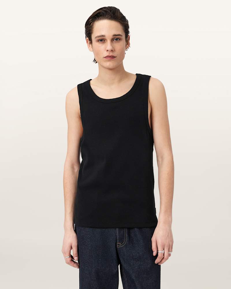 Axel Ribbed Cotton Vest