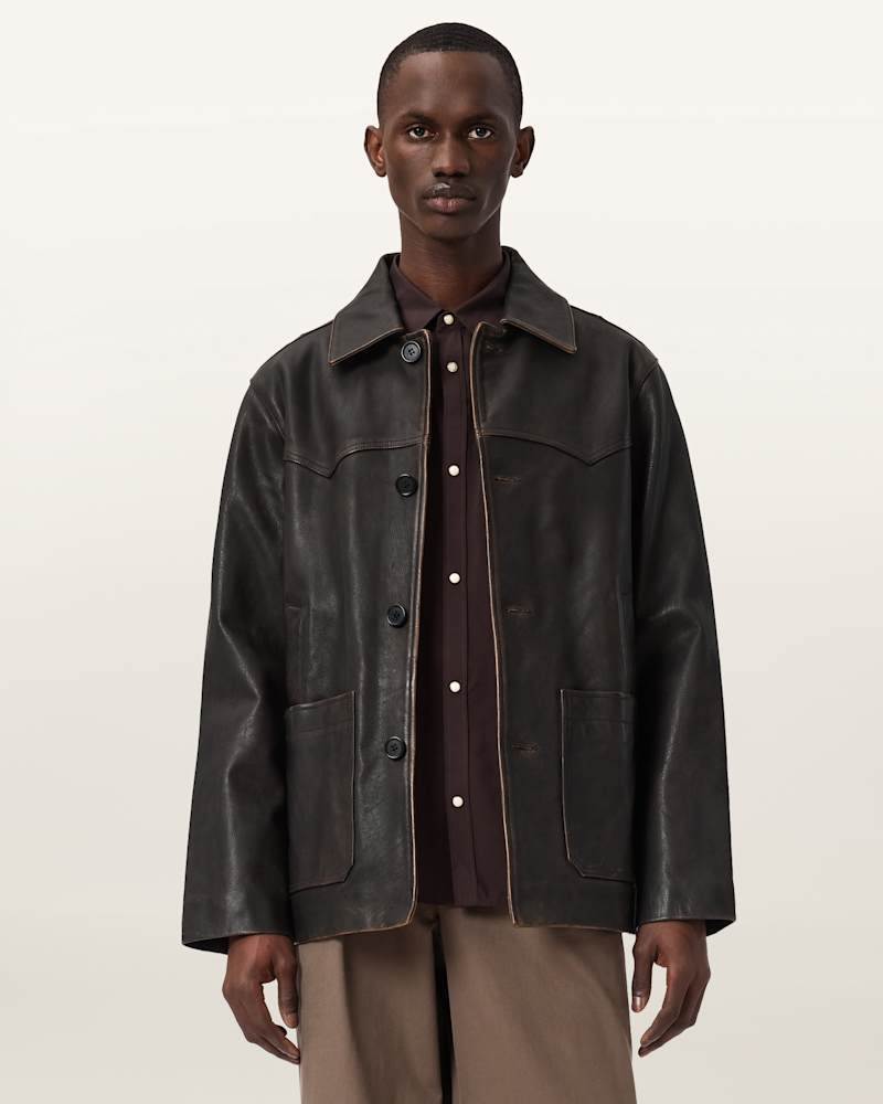 Hartwell Leather Coat
