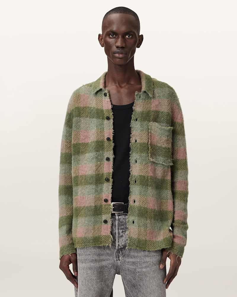Adler Jacquard Plaid Cardigan