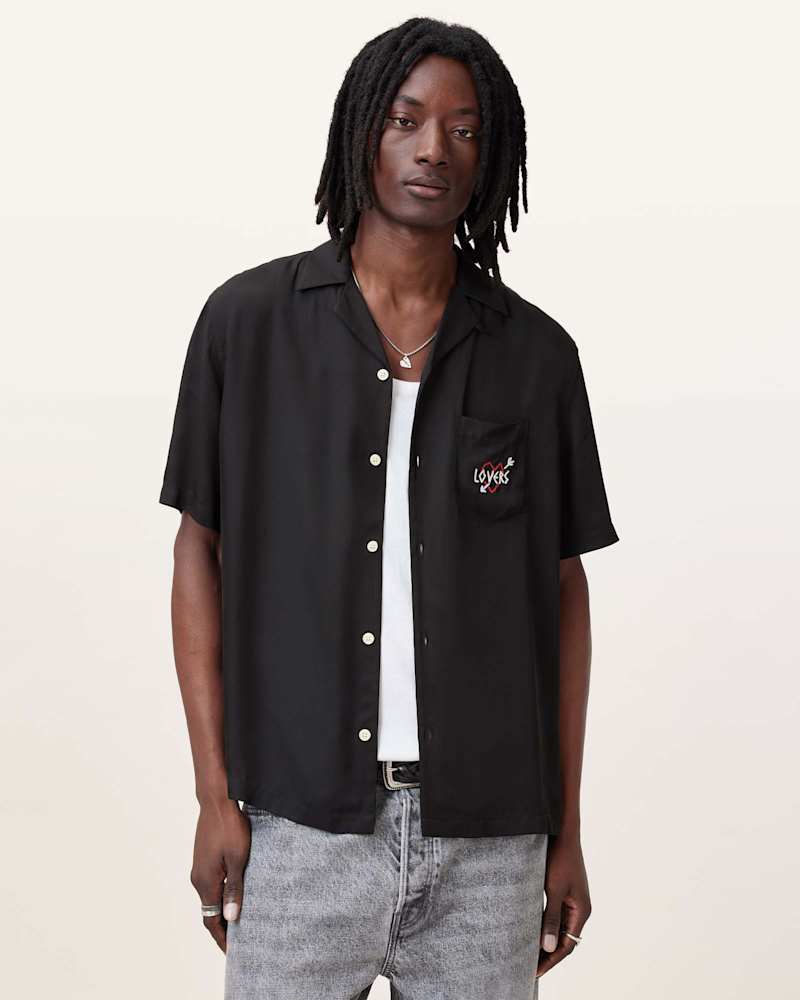 Lovers Embroidered Relaxed Fit Shirt