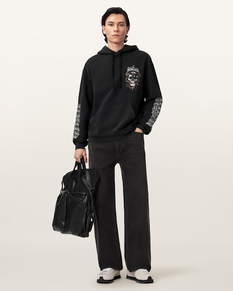Araknid Long Sleeve Cotton Hoodie