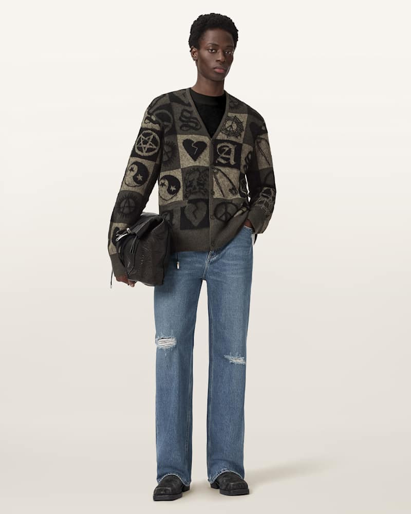 Travis Jacquard Cardigan