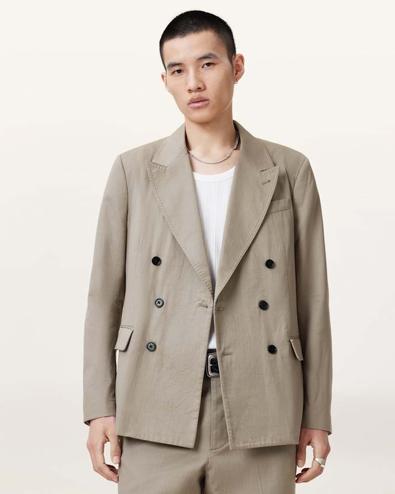 Newton Double Breasted Relaxed Blazer