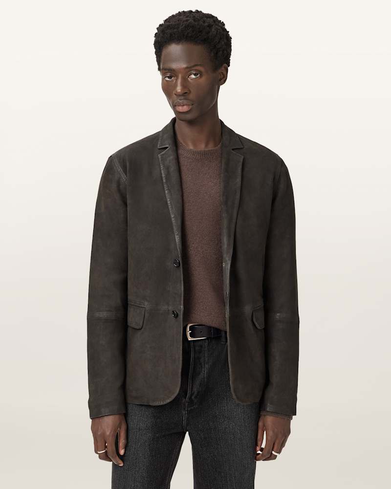 Monet Waxed Suede Blazer