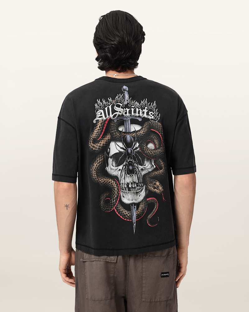 Araknid Short Sleeve Boxy Graphic T-Shirt  