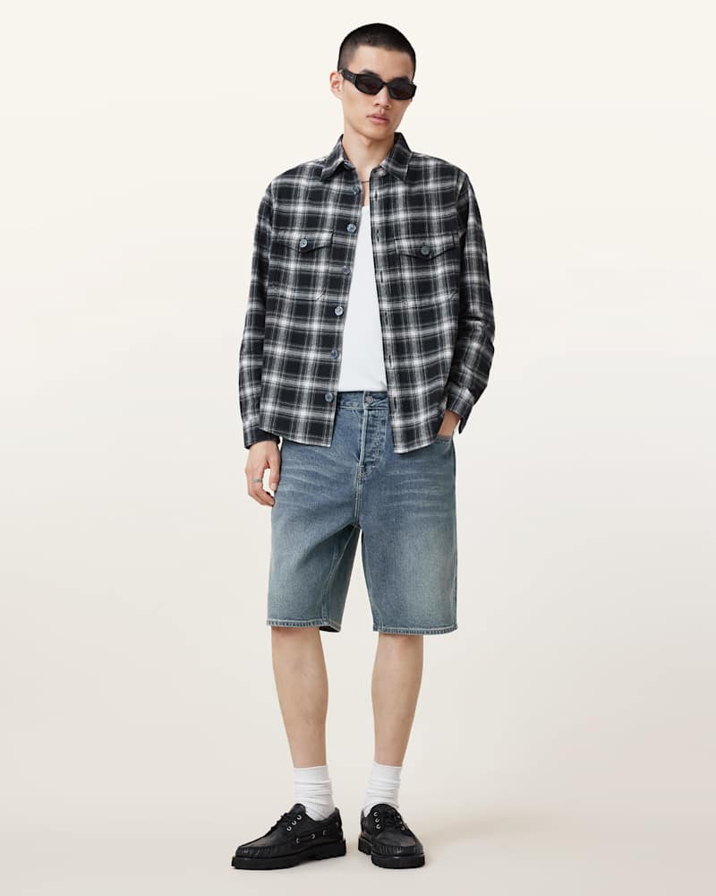 Switch Skinny Fit Denim Shorts