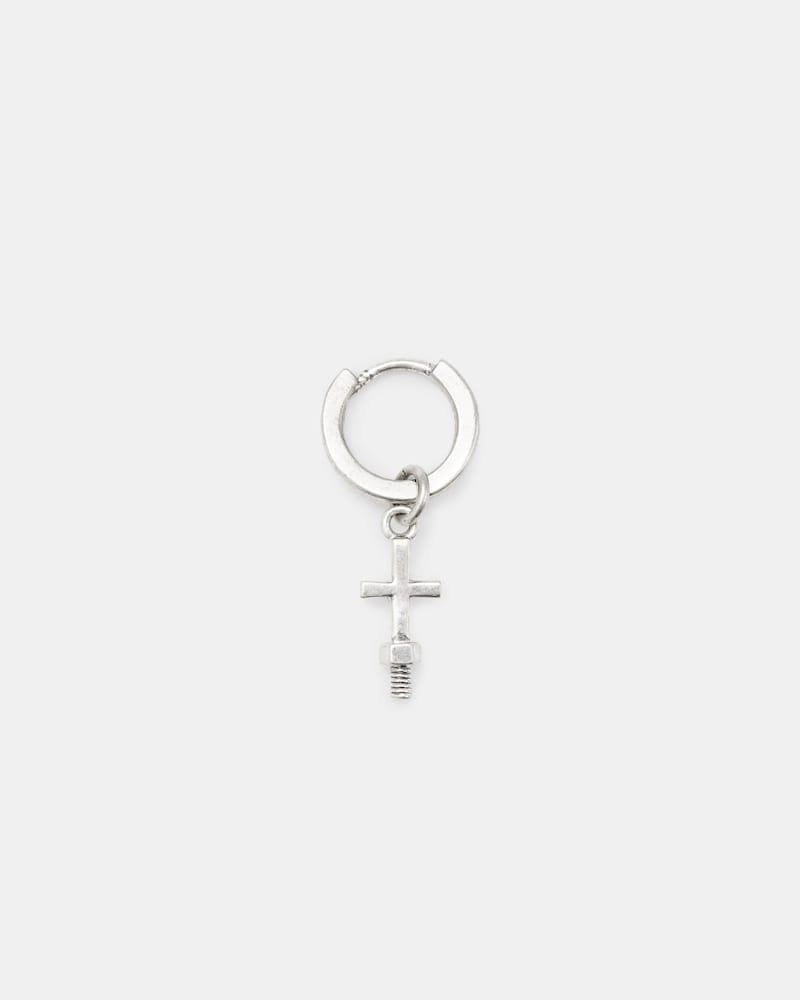 Jude Cross Hoop Earring