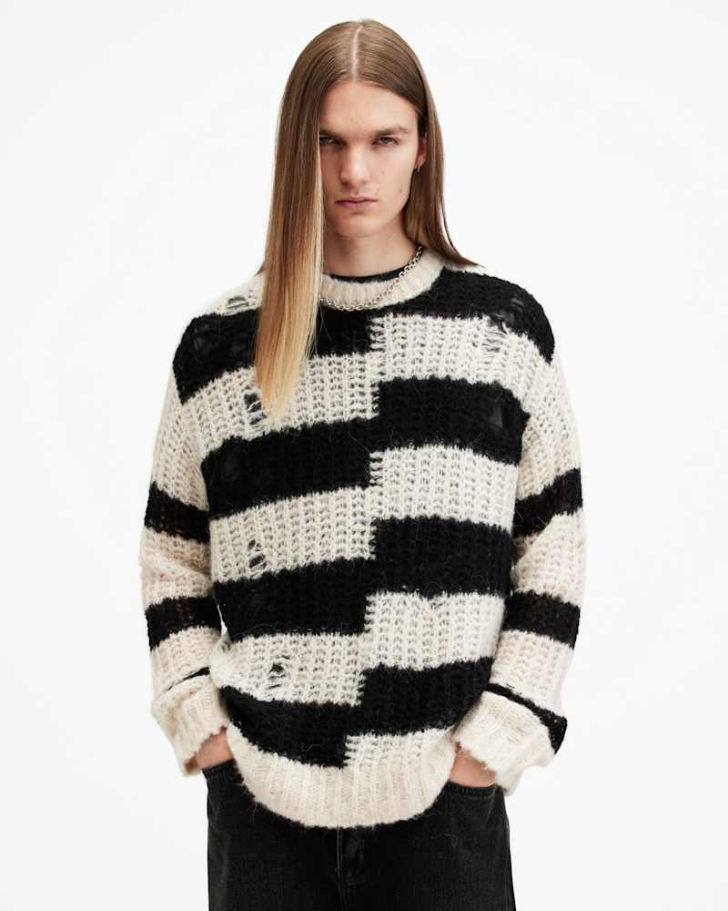 Pip Striped Oversized Jumper